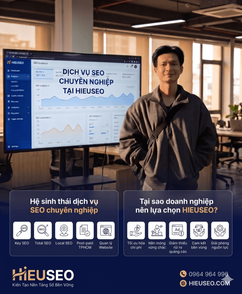 HIEUSEO – Đối tác chiến lược cung cấp dịch vụ SEO tổng thể tại Hà Nội và TPHCM