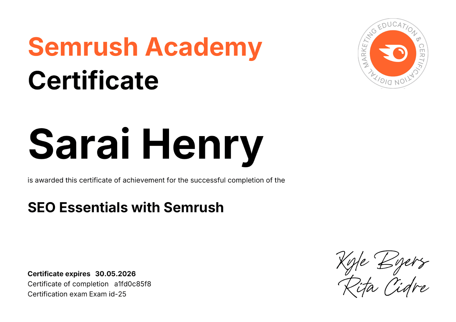 Khóa học SEO cấp tốc từ Semrush Academy
