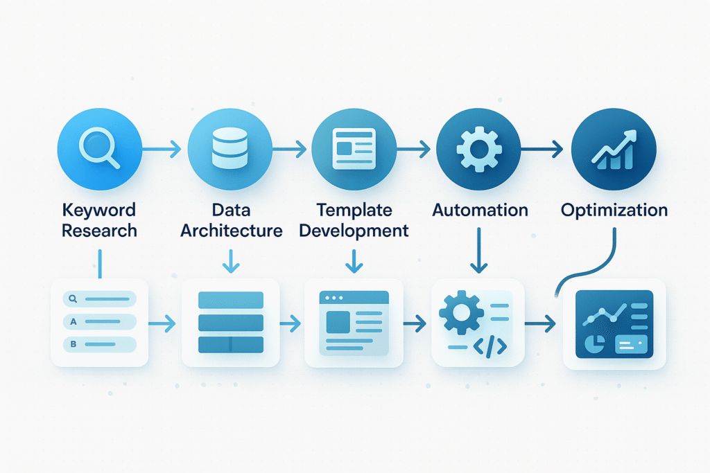 5 Trụ cột then chốt cấu thành hệ thống Programmatic SEO