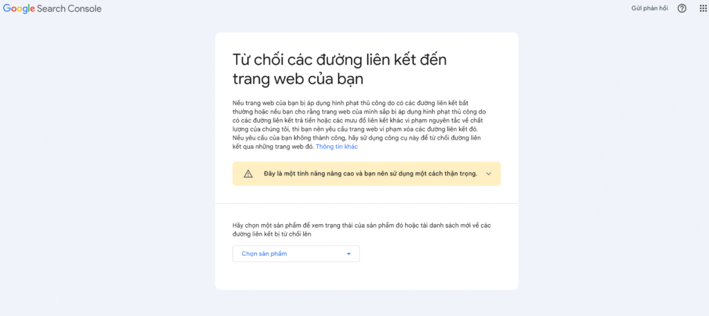 Chiến lược loại bỏ liên kết xấu qua công cụ Disavow