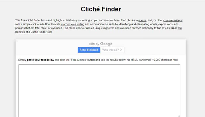 Cliché Finder: Loại bỏ những lối mòn trong ngôn ngữ