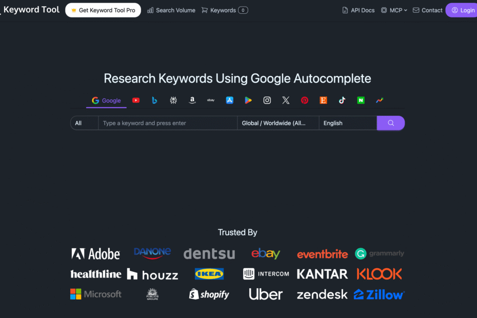 Tổng quan về Keywordtool.io: Trợ thủ đắc lực cho chiến lược SEO