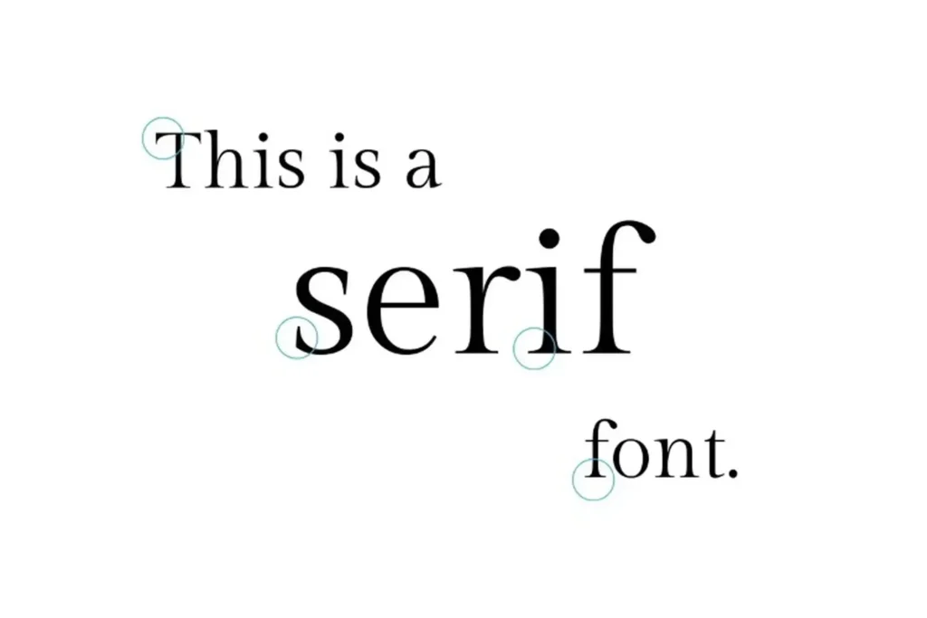 Kiểu chữ Serif: Nét cổ điển và uy tín