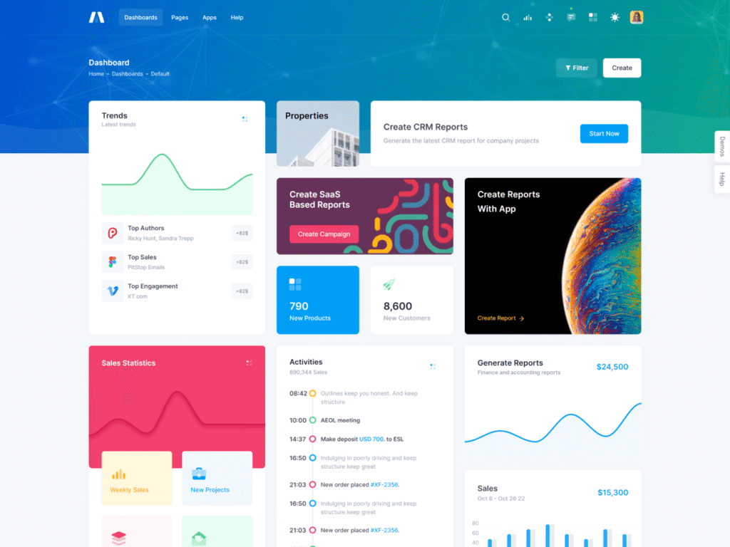 Metronic: Hệ sinh thái Admin mạnh mẽ cho ứng dụng Enterprise