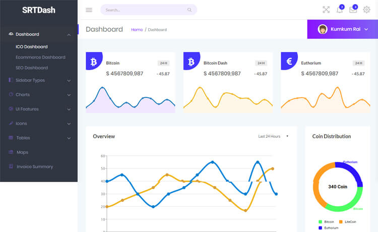 SRTDash: Dashboard tinh tế với hiệu suất vượt trội