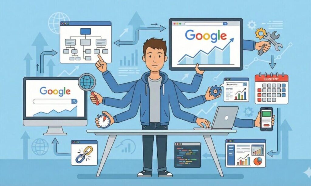 Mạng lưới phối hợp trong công việc của SEO Specialist