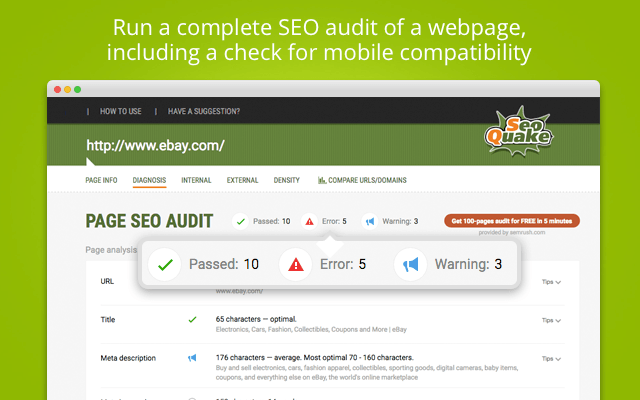 Cài đặt SEOquake trên Google Chrome