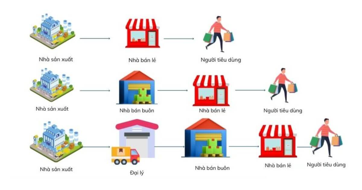 Distribution là gì và vì sao nó đóng vai trò cốt lõi trong chiến lược Marketing 3 Phân loại các kênh phân phối phổ biến nhất hiện nay